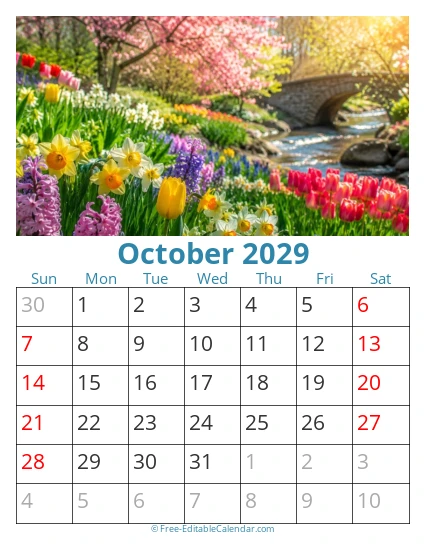 Photo Calendar 2029 | Custom Photos